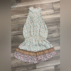 Faithfull the Brand Multicolor Floral Backless Bohemian Romper size M